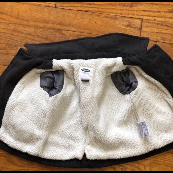 Dark Gray Pea coat - Picture 3 of 4